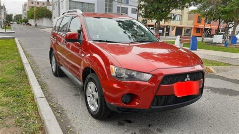 Mitsubishi Outlander 2 4l Glx 4x2 Usado 2009 Color Rojo Precio U S14 500