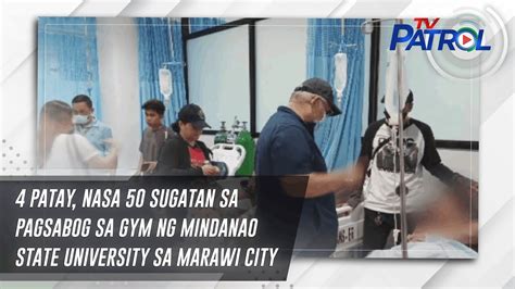 Patay Nasa Sugatan Sa Pagsabog Sa Gym Ng Mindanao State