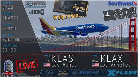 X Plane Las Vegas Klas Klax Los Angeles Ksfo Boeing