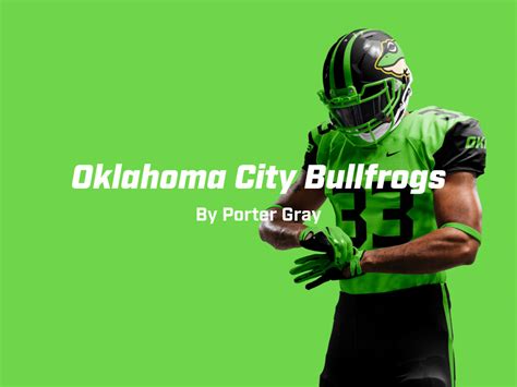 Oklahoma City Bullfrogs NFL Expansion Team Behance