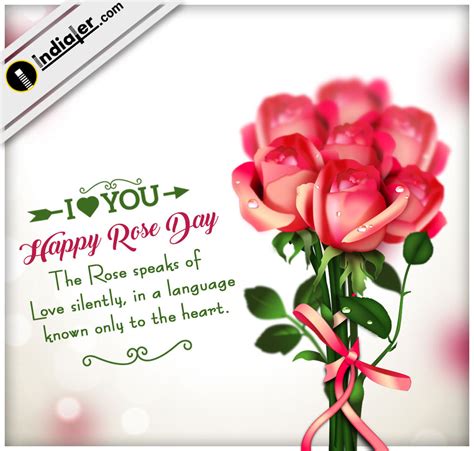 Free Rose Day Greeting Cards PSD Template - Indiater