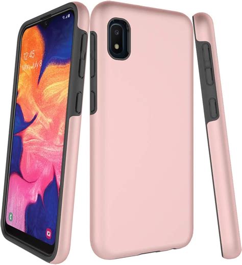 Eraglow Galaxy A10e Caseslim Soft Tpu And Pc 2 In 1 Protective Heavy Duty Rubber