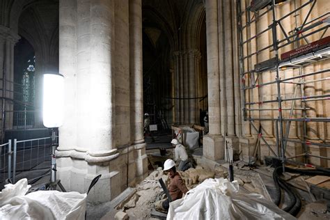 Quatro anos depois do incêndio obras na catedral de Notre Dame continuam