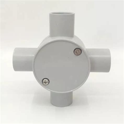 Electrical Conduit Fittings Pvc Round Way Junction Box Pvc