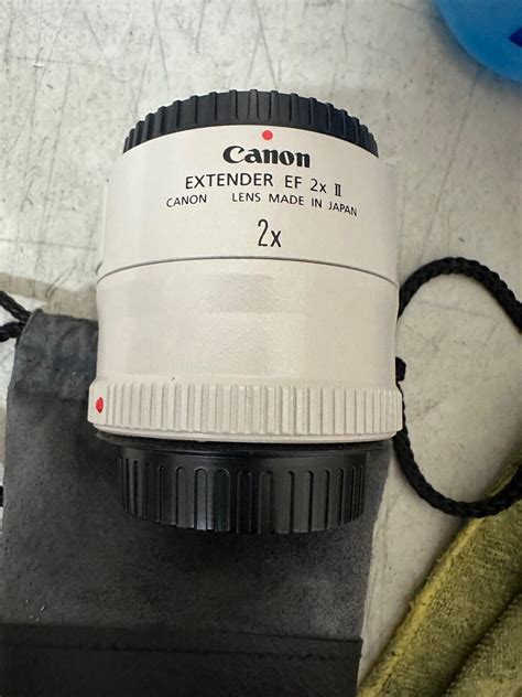 OB Canon Extender EF 2x II Teleconverter W Pouch Canon 2x