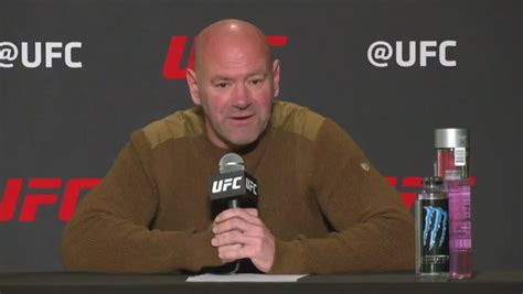 Dana White Ufc President Says He Has No Defence For Slapping Wife