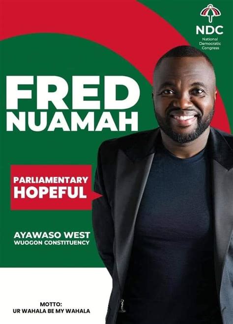 NDC Primaries Actor Fred Nuamah To Contest For Ayawaso West Wuogon Seat