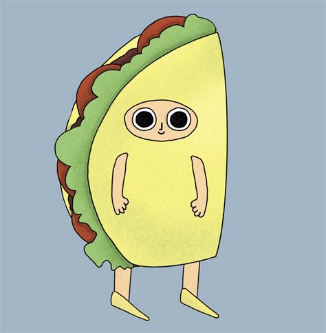 Taco Man Taco Man Food Illustrations Illustration