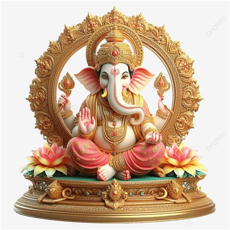 Hermoso Se Or Feliz Un Ganesh Para El Festival Chaturthi Ganesha Png