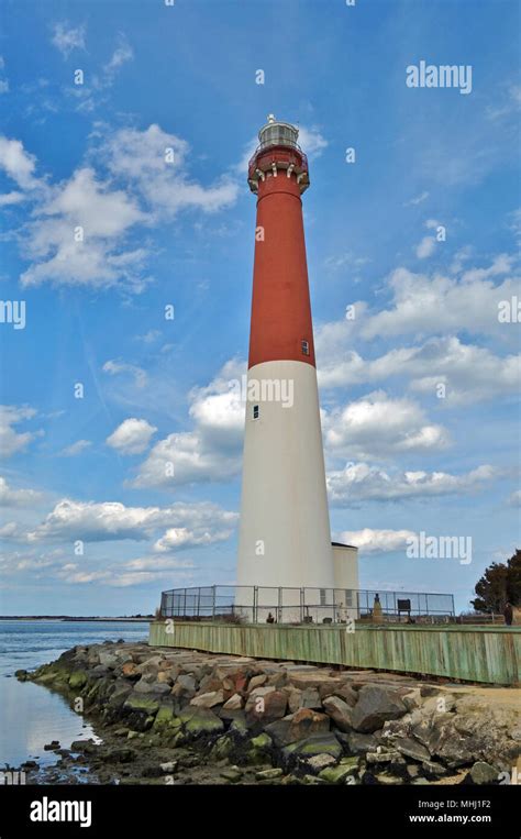 View Of The Barnegat Light Old Barney A Landmark Lighthouse Located