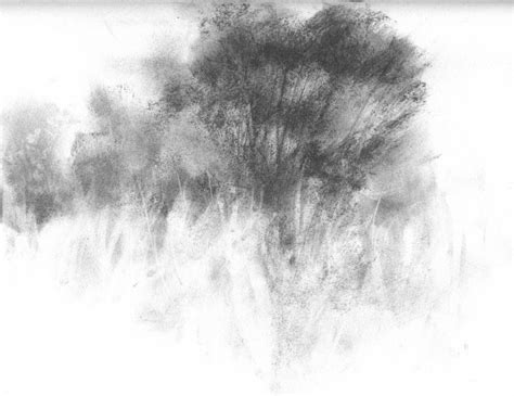 charcoal drawing landscapes 5