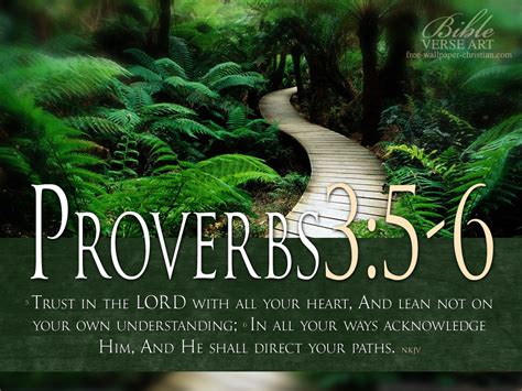 Proverbs 3 5 6 Wallpaper Wallpapersafari