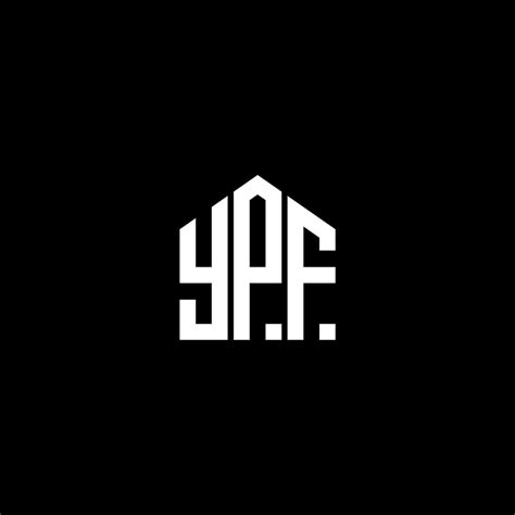 diseño de logotipo de letra ypf sobre fondo negro. ypf creative ...