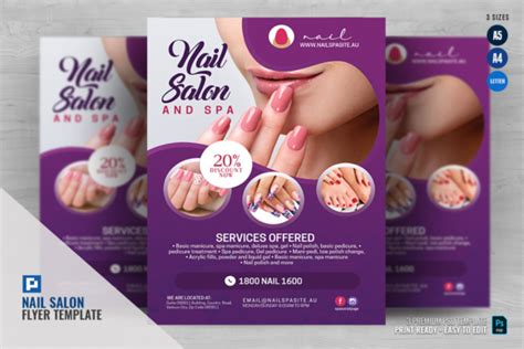 Nail Salon And Spa Flyer Graphic By Psdpixel · Creative Fabrica