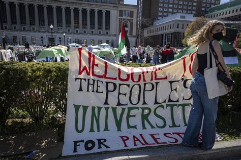 Pro Palestinian Protests Sweep Us College Campuses Following Mass