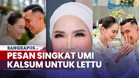 Pesan Singkat Umi Kalsum Untuk Lettu Fardhana Calon Mantu Diminta