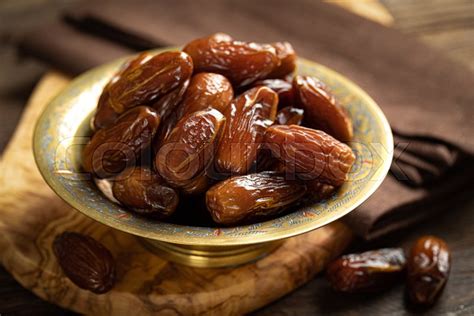 Dates fruits, healthy organic ... | Stock image | Colourbox