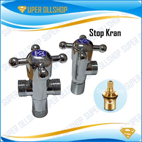 Jual Stop Kran Single Double Jet Shower Closet Jet Kloset Duduk Stop