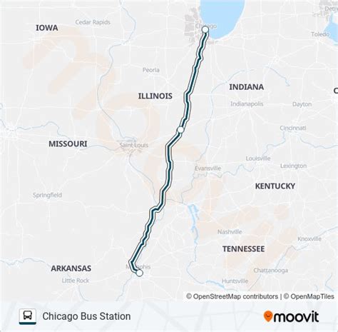 Ruta Greyhound Us0125 Horarios Paradas Y Mapas Chicago Bus Station