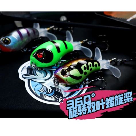 Koupit Lifelike Eye Bass Rotating Tail Segment Fishing Lure Vmc Hooks