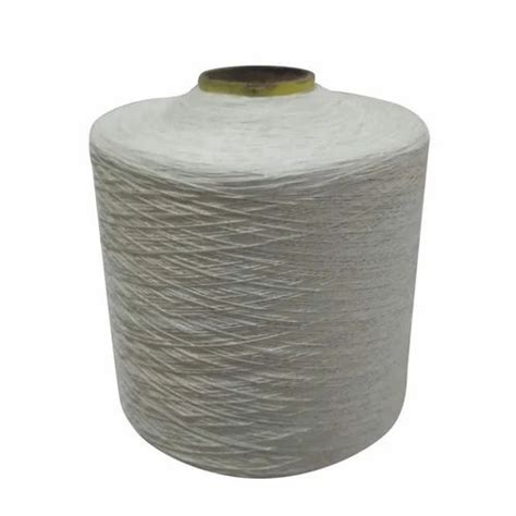 Ring Spun Plain 2 Ply White Melange Cotton Yarn Count 20 At Rs 100 Kg