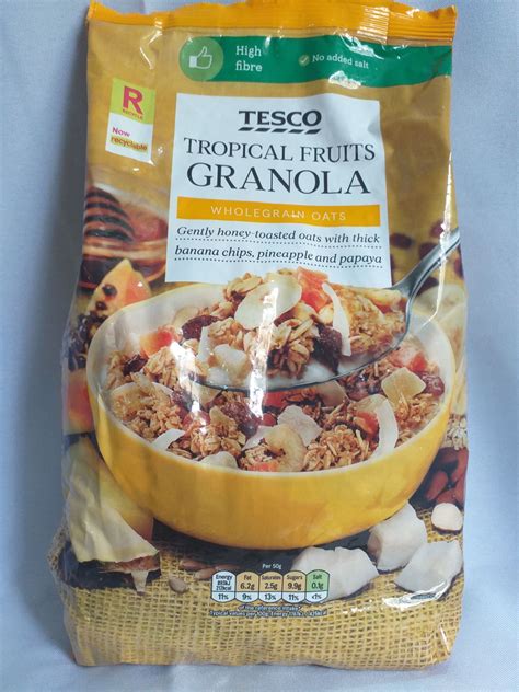 Tesco TROPICAL FRUITS GRANOLA 1Kg Lazada PH