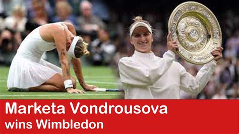 The World S 42nd Ranked Marketa Vondrousova Wins Wimbledon Marketa