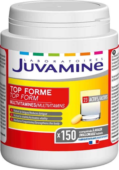 Juvamine Vitalit Tonus Multivitamines Min Raux Top Forme