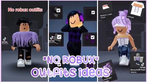 Aesthetic No Robux Outfit Ideas Youtube