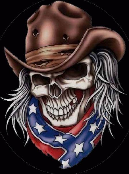 Skull With American Flag Bandana Tattoo