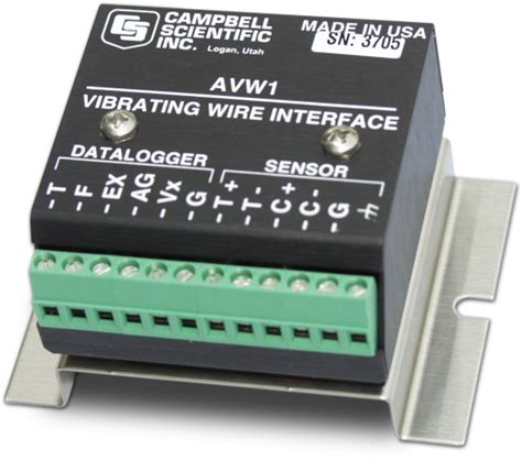 Avw1 Interface For Vibrating Wire Sensors