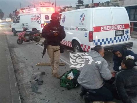 Motociclista Se Lesiona Al Ser Chocado Por Un Auto En Xalapa