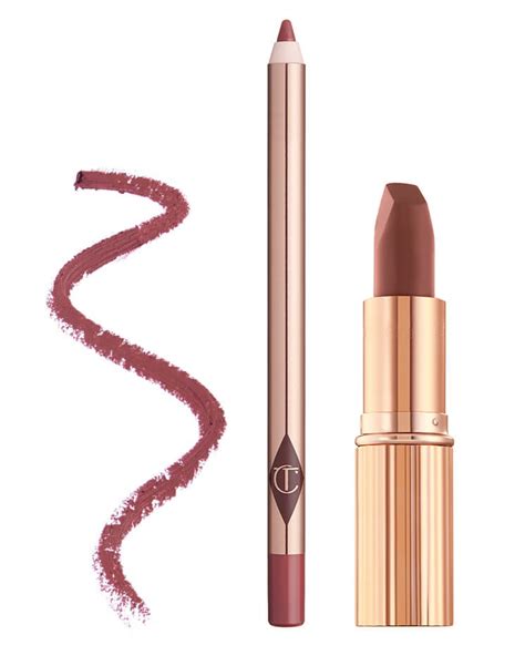 Deep Tawny Brown Lipstick And Matching Lip Liner Matte Revolution In Super Nineties And Lip Cheat