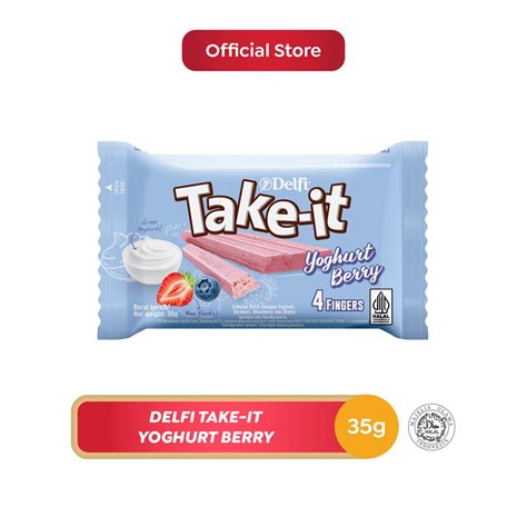 Jual Delfi Take It Yoghurt Berry G Shopee Indonesia