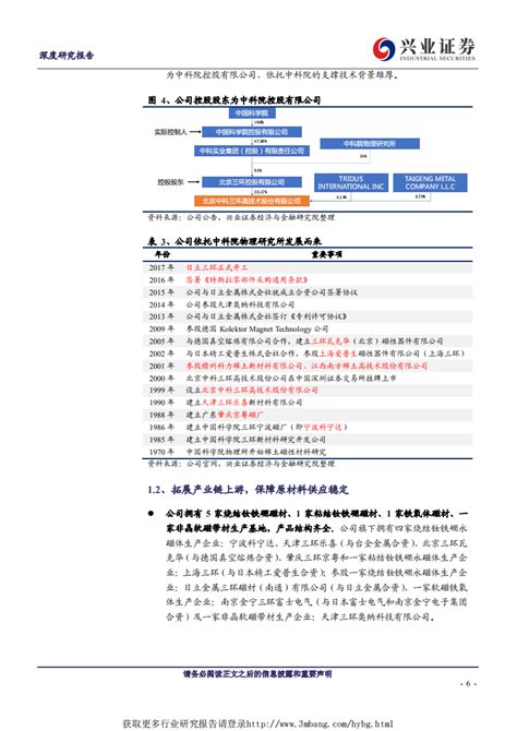 中科三环 深度报告：行业春风中的电动汽车磁材龙头 190513pdf 先导研报