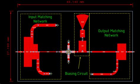 The proposed broadband power amplifier layout | Download Scientific Diagram