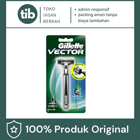 Jual Gillette Vector Alat Cukur Razor Pisau Cukur Shopee Indonesia