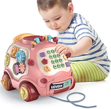 Musical Baby Bus Toys with Sound Effects, and Early Learning Activities ...