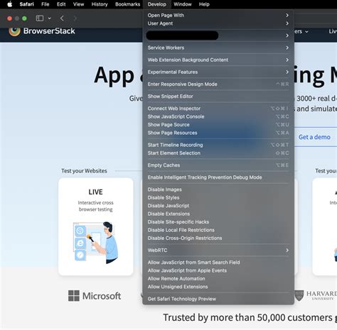 How to use Devtools for Safari Mobile View in 2026? | BrowserStack