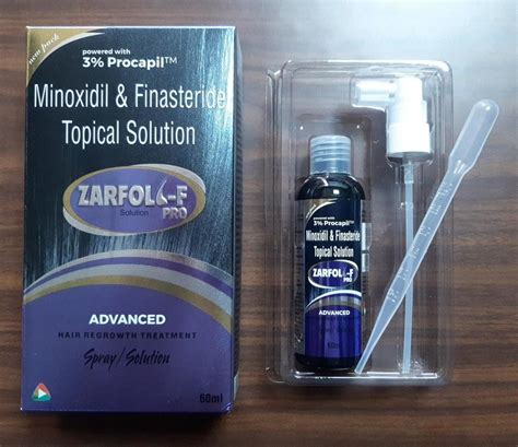 Minoxidil Finasteride With Procapil Topical Solution Packaging Size