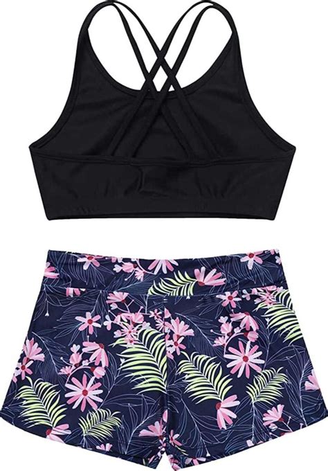 Mädchen Tankini Bikini Set Gr 158 164 Cm Kaufland de