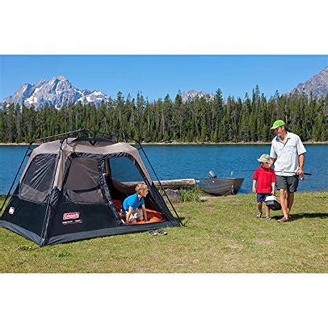 Coleman 4-Person Cabin Tent with Instant Setup | Cabin Tent for Camping ...