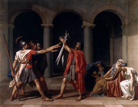 Jacques Louis David The Oath Of The Horatii 1784 Oil On Canvas 330