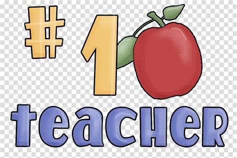 Download 1 Teacher Apple Clipart Teacher Clip Art Number One Teacher