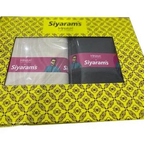 Cotton 44 45 Siyaram Pant Plain Shirt Combo Pack Rs 396box Id