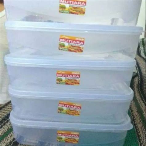 Jual Kotak Toples Kotak Bening Kmp Mutiara 900 Ml 1 Pcs Shopee Indonesia