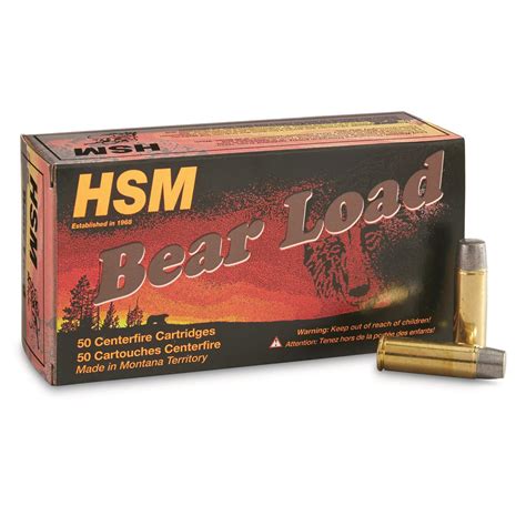 Hsm Bear Load 454 Casull Wfn Handgun 325 Grain 50 Rounds 215166