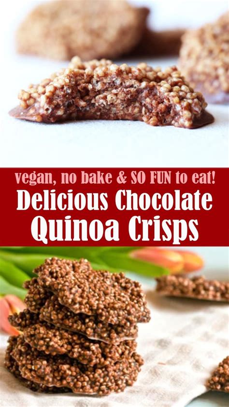 Delicious Chocolate Quinoa Crisps Reserveamana