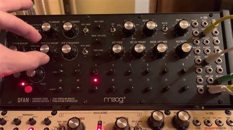 Moog Dfam Techno Jamming And Patching Youtube