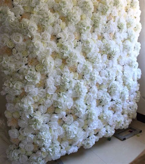 Wedding Flower Wall Panel Backdrop for Wedding Arrangement Artificial ...